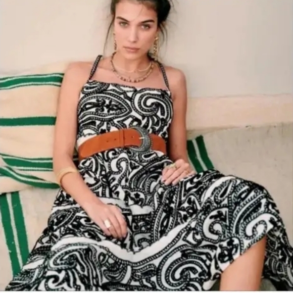 Sezane Anoka Broderie Midi Dress - Picture 14 of 15